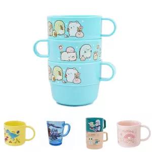 (3P컵 250ml) 스밋코구라시 손잡이 물컵/세트/플라스틱/물컵/업소용/컵/손잡이컵/음료컵/어린이/주스/양치