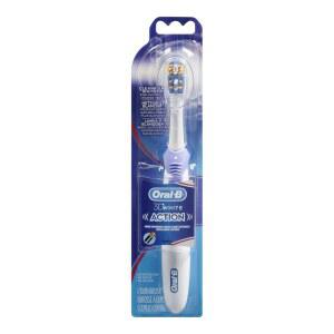 Oral-B 3D 화이트 액션 파워 칫솔, 1 카운트(색상은 다를 수 ), 멀티 컬러