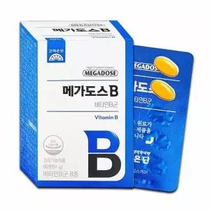 [하프클럽/기타]고려은단 메가도스B 850mg 60정x1개 비타민B군 활력 고함량 D