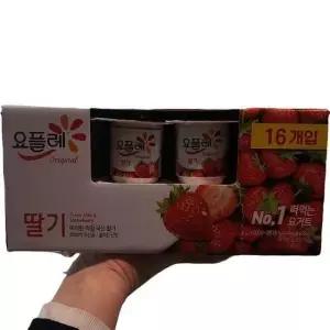 빙그레 요플레 딸기 85gx16입 a62059