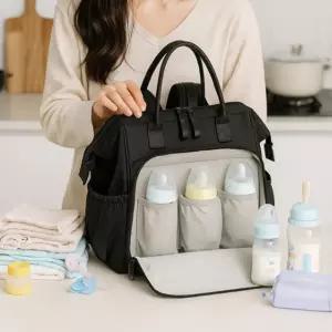 기저귀 가방 백팩 출산가방 유모차 보냉 보온 방수 이너백 파우치 diaper bag