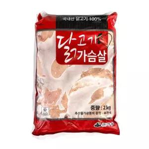 가경 닭가슴살 닭고기 냉동 2kg 국산 국내산