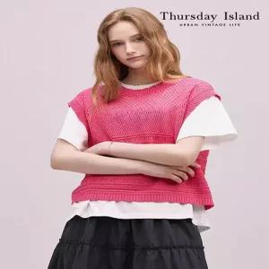 [써스데이아일랜드][Thursday Island] 스카시 블록 베스트(T244MVT237W)