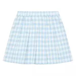 [에꼴리에] 여아 밴딩 체크 플리츠 스커트 23A5853_BL