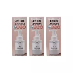 해피바스 PH4.5 약산성 로즈 버블 여성청결제 300ml x3개