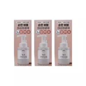 해피바스 PH4.5 약산성 로즈 버블 여성청결제 300ml x3개