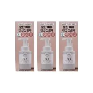 [셀러허브]해피바스 PH4.5 약산성 로즈 버블 여성청결제 300ml x3개 (S49665478)
