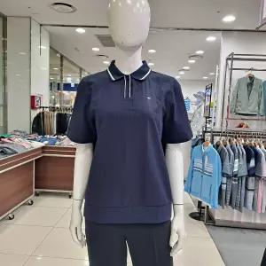 [피에이티]서커 블루종 요꼬에리 티셔츠   1L45231-2_US