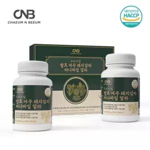 발효여주 돼지감자 바나바잎 알파 혈당 혈액순환 김치 유산균 90정 2통