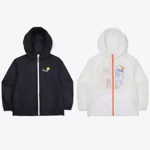 [하프클럽/휠라]휠라 키즈 솔리드 경량 홑겹 여름 후드 자켓 FK2JKF2101X