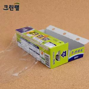 크린랩 15cm x 30m 플라스틱 랩 포장 보관 용기 밀폐 주방 정리 도구 위생용품