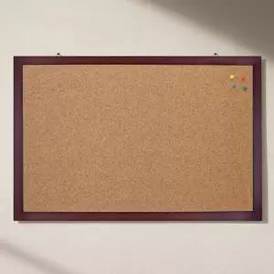콜크보드 게시판 90x120cm 코르크판 학습용 메모 보드