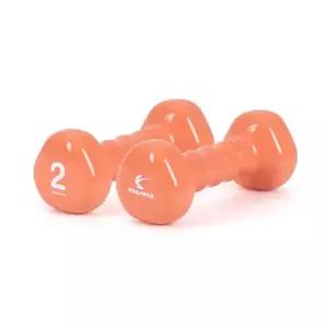TK_아이워너 PVC 삼각아령 2kg 밀키오렌지 헬스