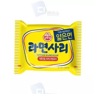 사리면 얇은면 오뚜기 라면사리 얇은사리면 40봉