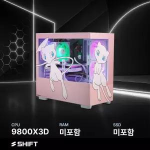 주연테크 시프트 PKMv98XHFVRS 포켓몬스터 뮤 AMD 라이젠7 9800X3D 반본체 게이밍 컴퓨터