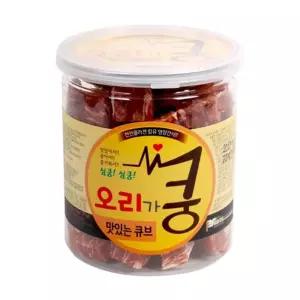 브리더랩 오리가 쿵 맛있는 큐브 200g/애견 개 반려견 애완견 노즈워크 훈련용 노즈워크용 영양 강아지