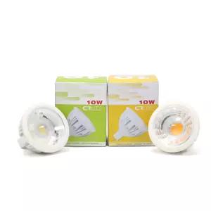 LED MR16 COB타입 10W 12V 할로겐 램프 핀타입 전구색 주광색 조명 퍼스트
