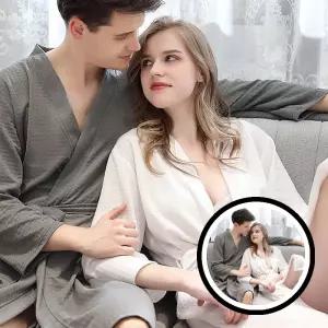 로브 호텔 목욕 가운 여성 와플 커플 샤워 잠옷 실내 TLj00490