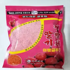 에코레져 딸기 껌딱지 어분 글루텐