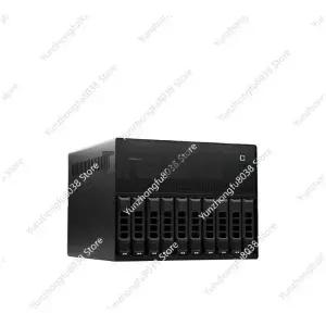 Flying Bull N10 NAS 케이스 10베이 MATX 서버 섀시 블랙
