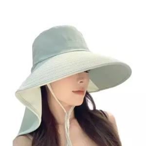 해변 챙 태양 자외선 햇빛 차단 색상 농사 썬캡 보호 빅 대형밀짚모자 여성 모자