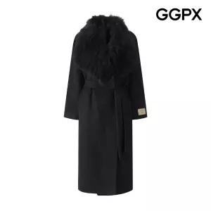 GGPX 폭스퍼 모직 스트랩 롱 코트 GP9CT004F GP9CT004F-JSC3 1147419