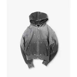 ANYTIME LOREAK CROCUS HOOD ZIP-UP - CHARCOAL 2332565