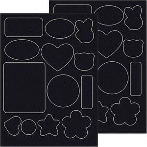 PNDEYO 26PCS 패딩 다운 재킷 패치 자체 접착 나일론 수리 코트 의류 텐트 침낭 스키 바지 구멍 수리용 테이프에 멀티 모양 방수 스틱 부착 - 블랙