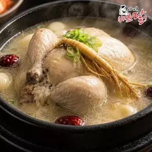 [아이바쁘닭] 국내산 진한보양 웅추 삼계탕 3팩 (1kgx3)