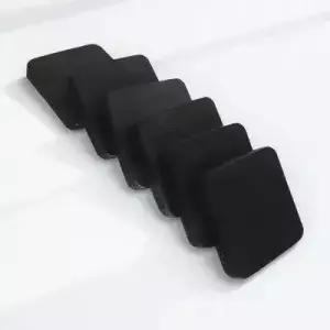 6Pcs 운동 매트 두꺼운 충격 흡수 고무 방진 패드 소음 감소 런닝머신 방음 바닥