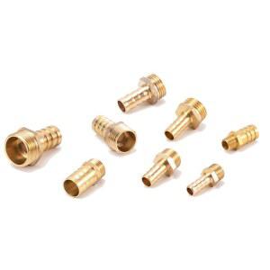 1pcs 황동 파이프 피팅 12mm 10mm 8mm 6mm 호스 바브 테일 G1/4 