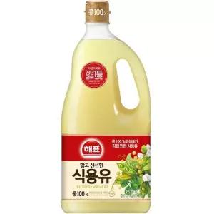 사조 해표 콩기름 식용유 1.8L x 2개