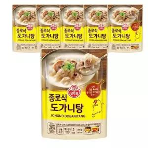 오뚜기 종로식 도가니탕 500g X 6개 즉석 간편국
