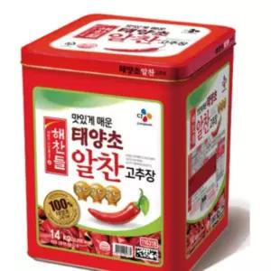 해찬들 태양초3 골드 알찬 고추장 14 kg