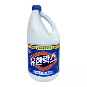 (레귤러 4L) 유한락스/바닥/타일/세정제/세척제/다용도/다목적/업소용/식당/음식점/매장/카페/배수관/악취