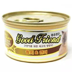 굿프랜드 참치와연어_고양이 85g 24개