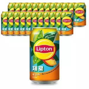 [롯데] 립톤 제로 복숭아 아이스티 355ml X 24캔