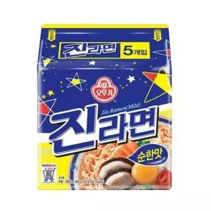오뚜기 진라면 순한맛 멀티 120gX5봉