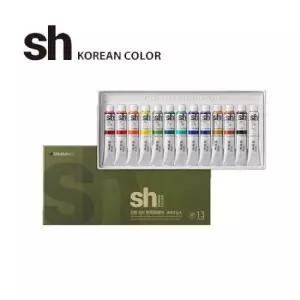 신한 SH 동양화물감 7.5ml 13색 캘리그라피 학생용 채색