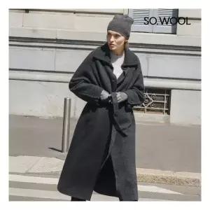 쏘울 25FW 라쿤 이중직 니트 코트런칭 가격259,900원 1143588