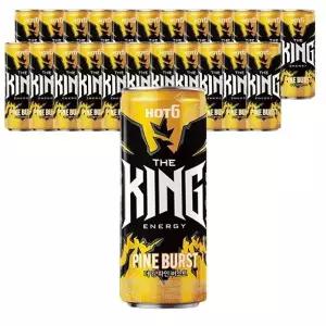 롯데 핫식스 더킹 파인버스트 355ml X 24캔 카페인 에너지