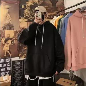 후드 남성자켓 무지 데일리 가죽자켓 자켓 베이직 남성 긴팔 집업 티