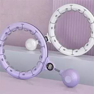 스마트 훌라후프 블록형 카운트 다이어트 블록 훌라후프 피트니스 조립형 운동 트레이닝 코어 복부 소품