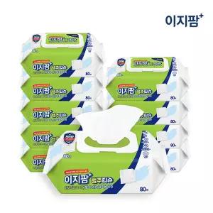 [이지팜] 주방 만능 행주티슈 캡형 80매 x 10팩