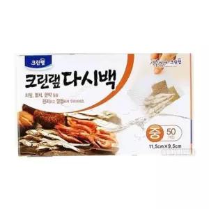 방향팩 크린 다시백 - 중50매입 국물백 방향팩만들기 입욕