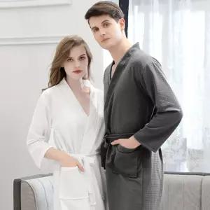 프리미엄 여름 샤워가운 Free Size 가운 고급 호텔 쿨 베스가운 나이트로브 에