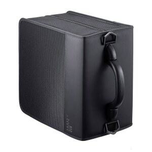 SANWA 512 용량 CD 케이스 블루 레이 케이스 홀더 무비 뮤직 미디어 디스크 지갑 하드쉘 DVD VCD 바인더 보관함 휴대용 지퍼 손잡이가 있는 EVA 보호 슬리브 자동차 가정 사무실 블랙용