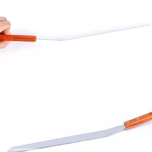 IKWAC5121 데코용 꺽임 47.5cm 12호 스페츌라 베이킹스패츌러 생크림바르기 제빵 케익 스페츌러 스페츄라