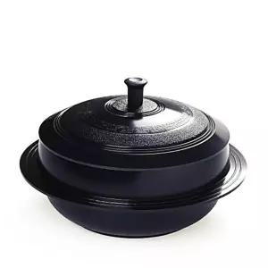 24CM 미니 누룽지 키친아트 식사준비 통주물무쇠 뚝배기 상차림 찌개 대형 가마솥 냄비 돌솥밥솥 무쇠솥