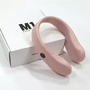 트리플블랙 목걸이형 온열기 히터 M1(핑크) 목난로 워머 웜밴드 넥